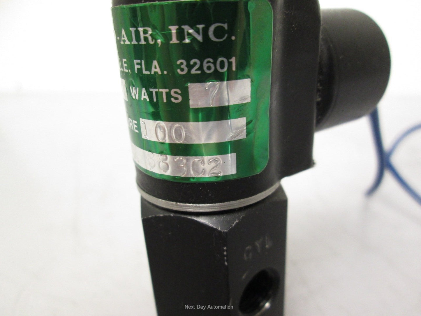Used Fabco-Air FX-88-3C Pneumatic Solenoid Valve 120VAC 7W 100PSI 1/8" NPT
