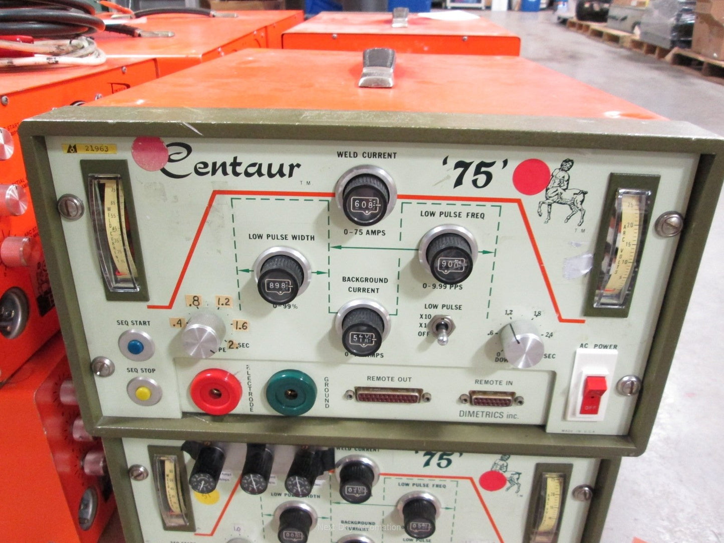Used Dimetrics Inc 7001 Centaur AC Welding Unit '75' 117VAC 2.4kVAC