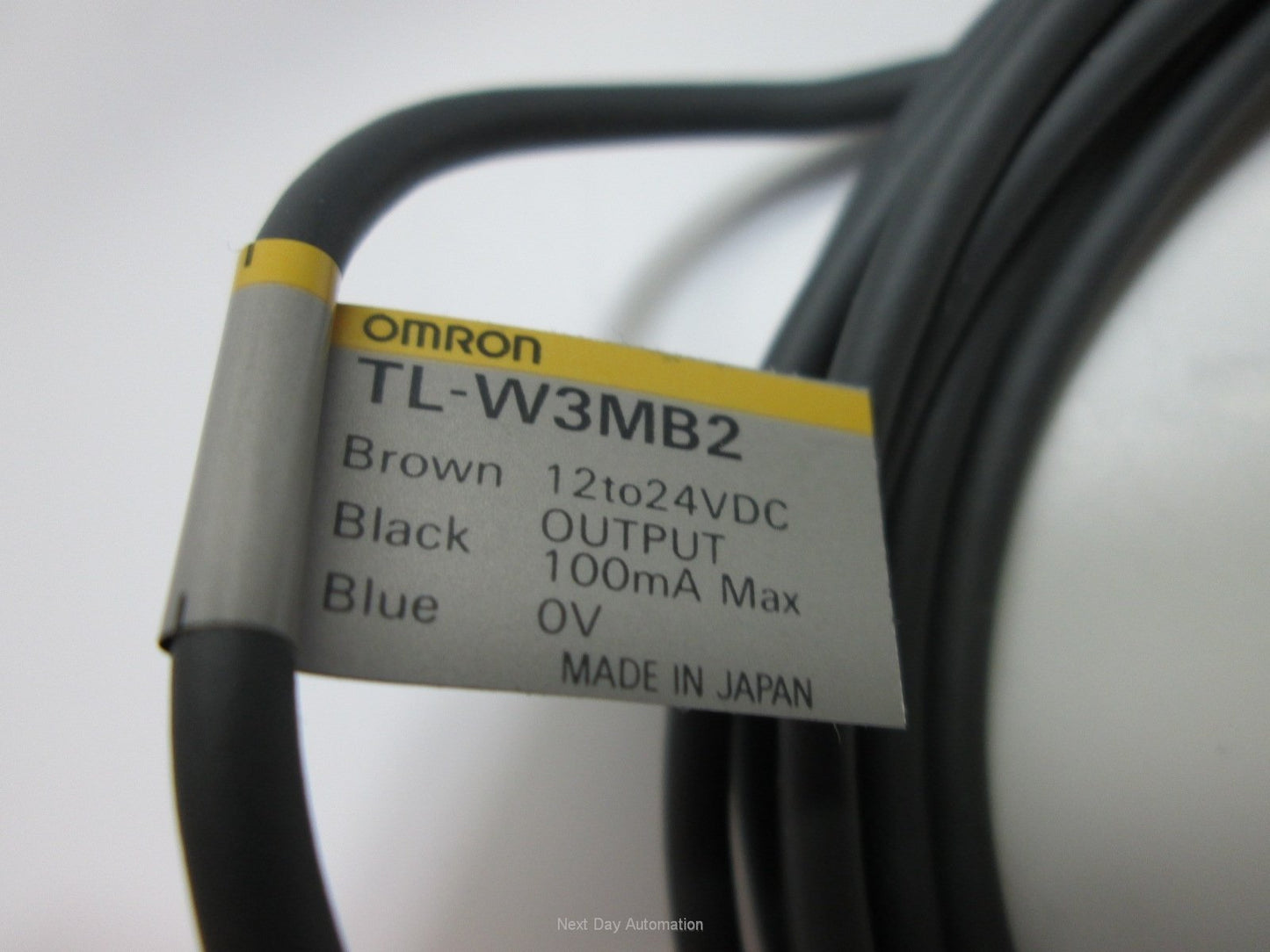 New Omron TLW3MB2 Proximity Switch, 12-24VDC, PNP, N.C., 3mm Sensing Distance