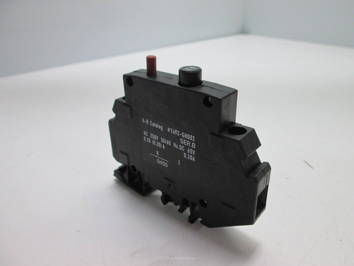 Used Allen-Bradley 1492-GH002 Circuit Breaker, 250VAC 50/60Hz or 65VDC, 0.20A