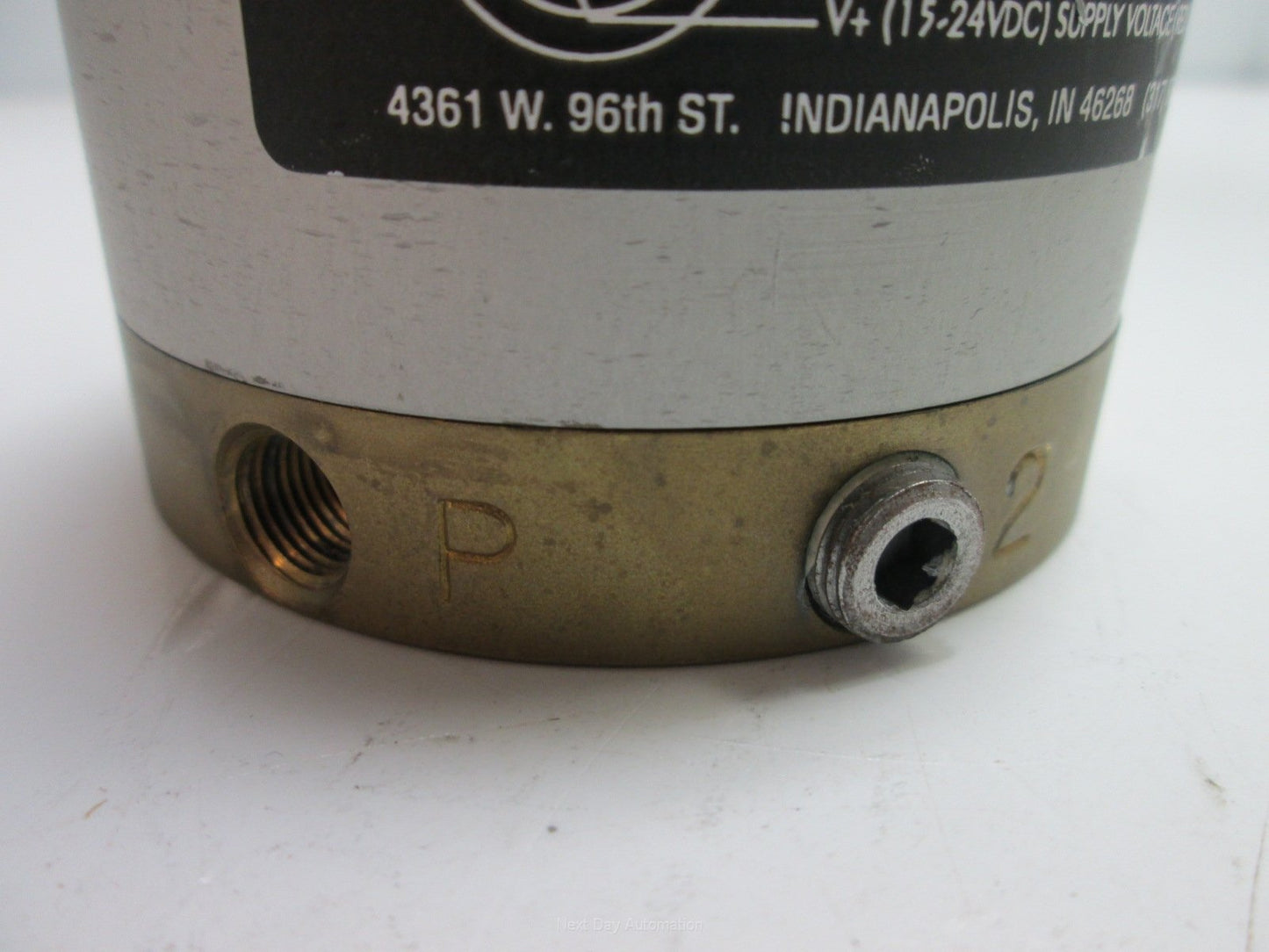 Used Buzmatics SPCIRM-0E10-0G100-S108 Pressure Sensor, 15-24VDC