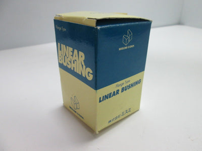 New New In Box Misumi LHICWF20 Flanged Linear Bushings, Double Bushings with Pilot