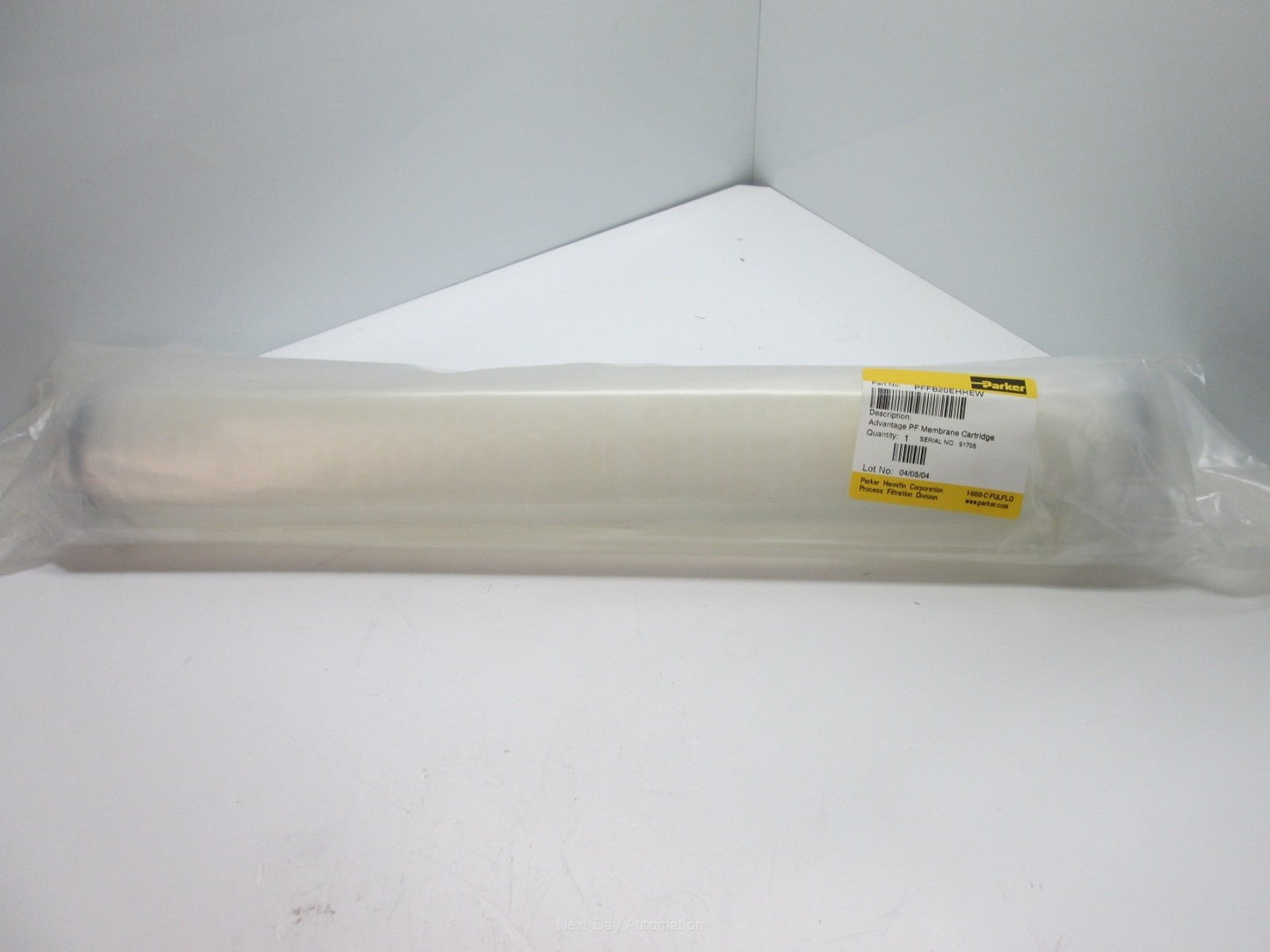 New *New* Parker PFFB20EHHEW Filter Cartridge, 1 Micron, 60psi Max Pressure
