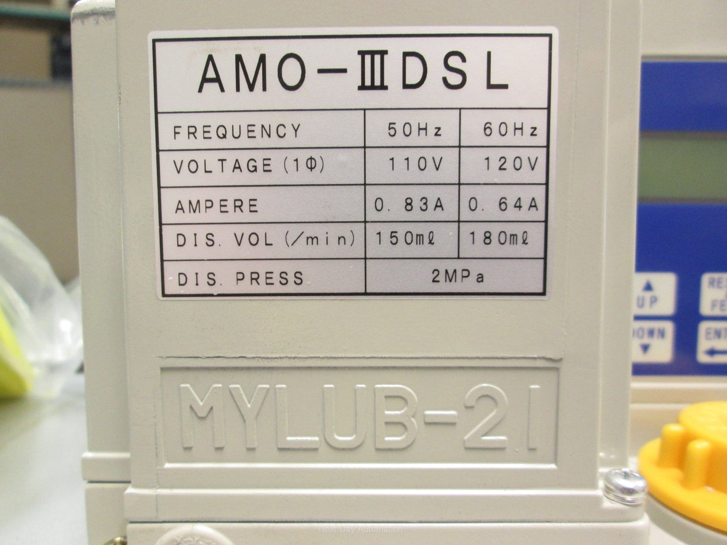 New LUBE USA AMO-IIIDSL Automatic Intermittent Gear Pump Lubricator 115V 8 Liter