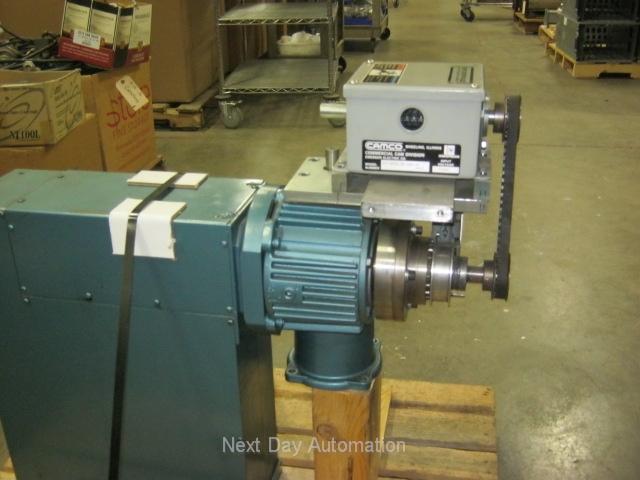 Used Camco 380LPP Parts Handler 8"Transfer 2"Lift w/R225 Reducer & CT-6004 Camtronics