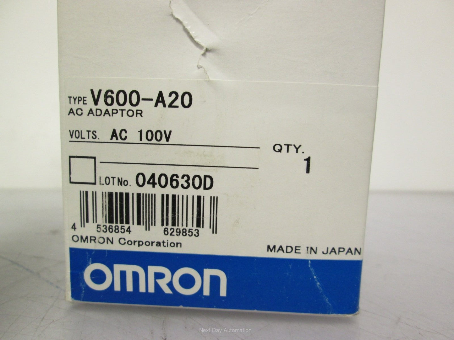 New Omron V600-A20 Power Supply for RFID Systems 120VAC to 5VDC 0.5A
