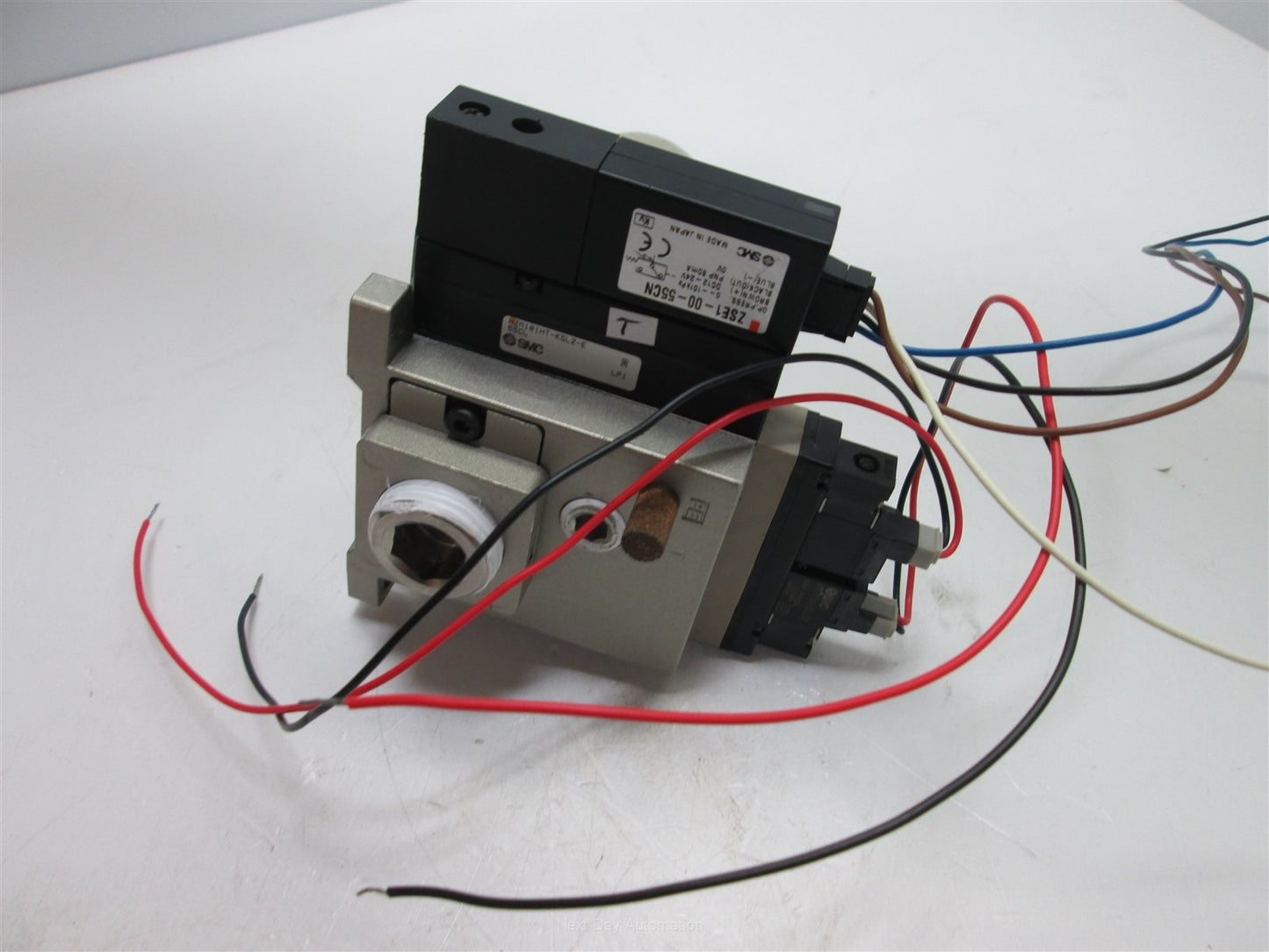 Used SMC NZM101HT-K5LZ-E55CL Vacuum Generator, 24VDC, 0.5MPa Supply