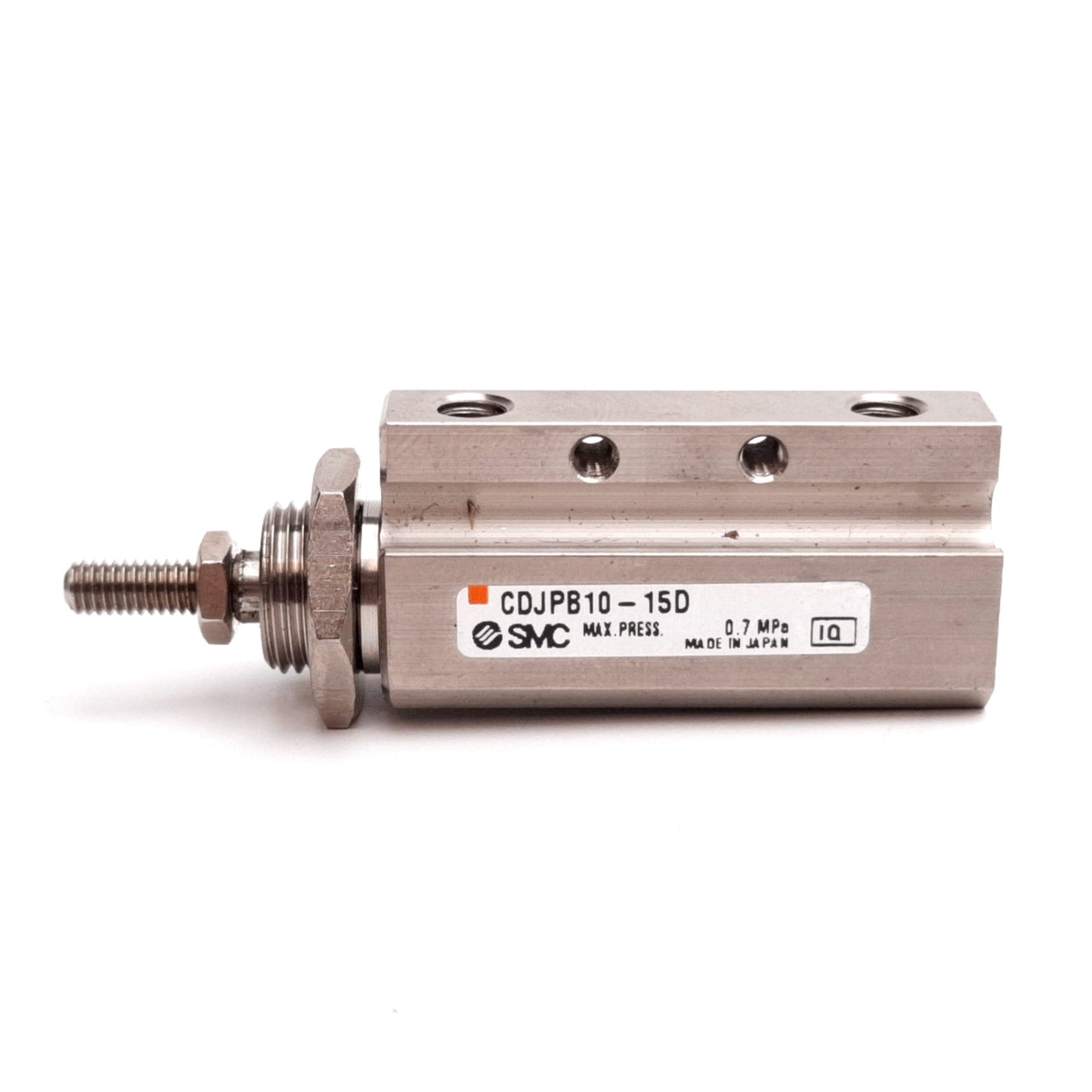 Used SMC CDJPB10-15D Pneumatic Cylinder, Double Acting, 10mm Bore, 15mm Stroke