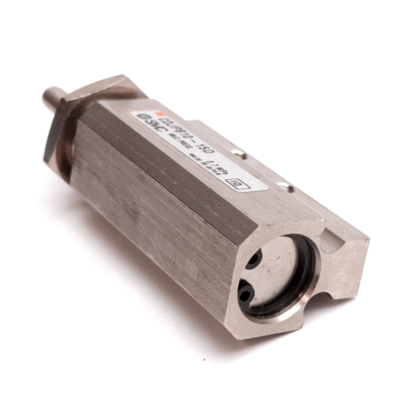Used SMC CDJPB10-15D Pneumatic Cylinder, Double Acting, 10mm Bore, 15mm Stroke