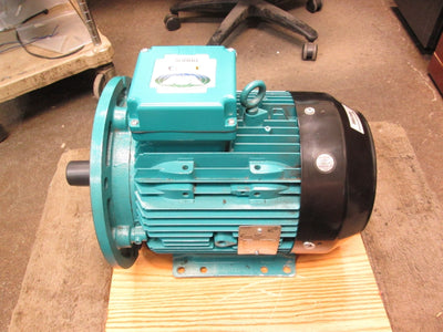 Used Brook Crompton 5927211WA 10HP AC Motor 230/460VAC 1750RPM 3PH FR W-DA132MR-D