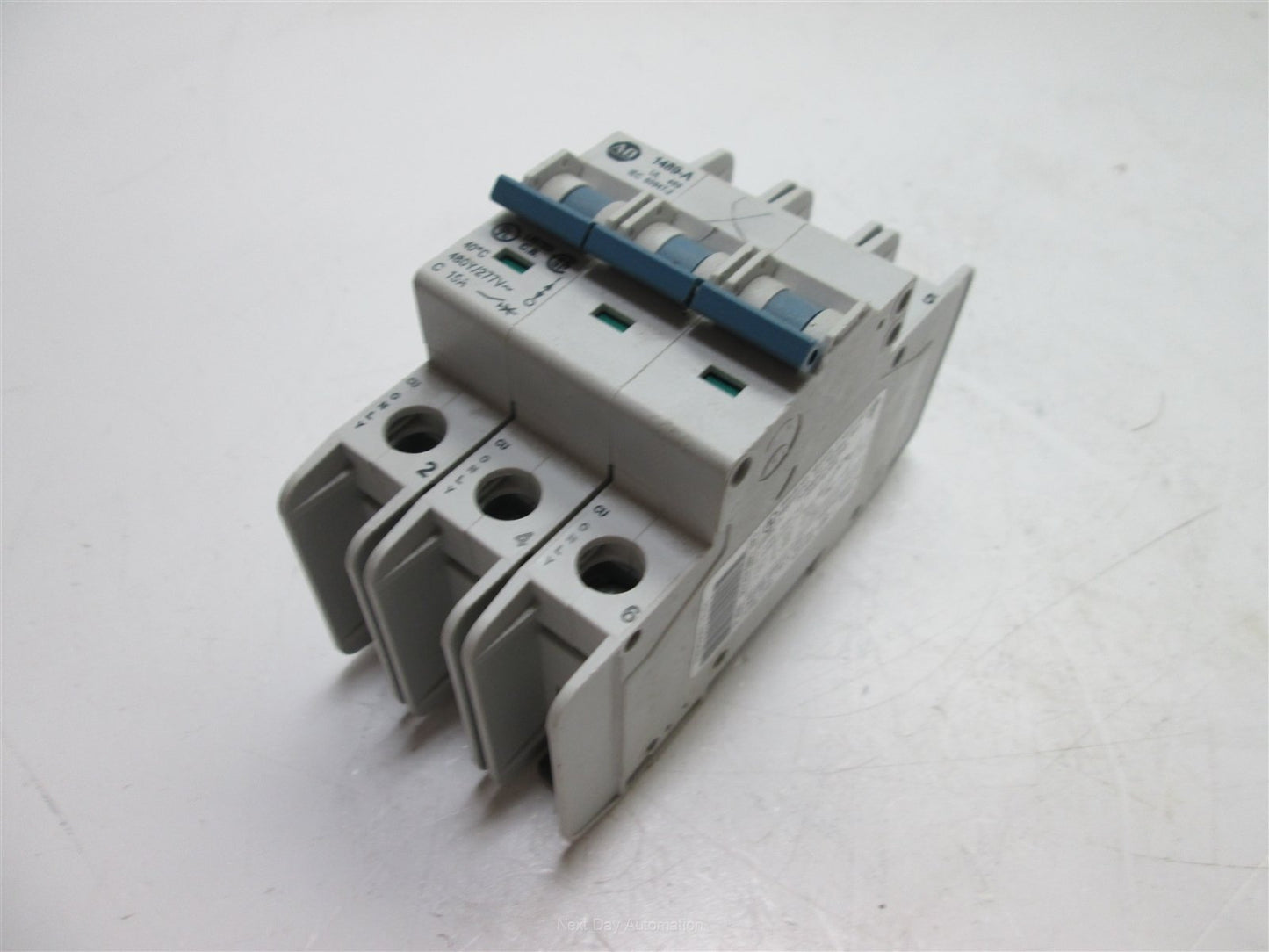 Used Allen-Bradley 1489-A Circuit Breaker, 3-Poles, 15A, 415VAC 50/60Hz