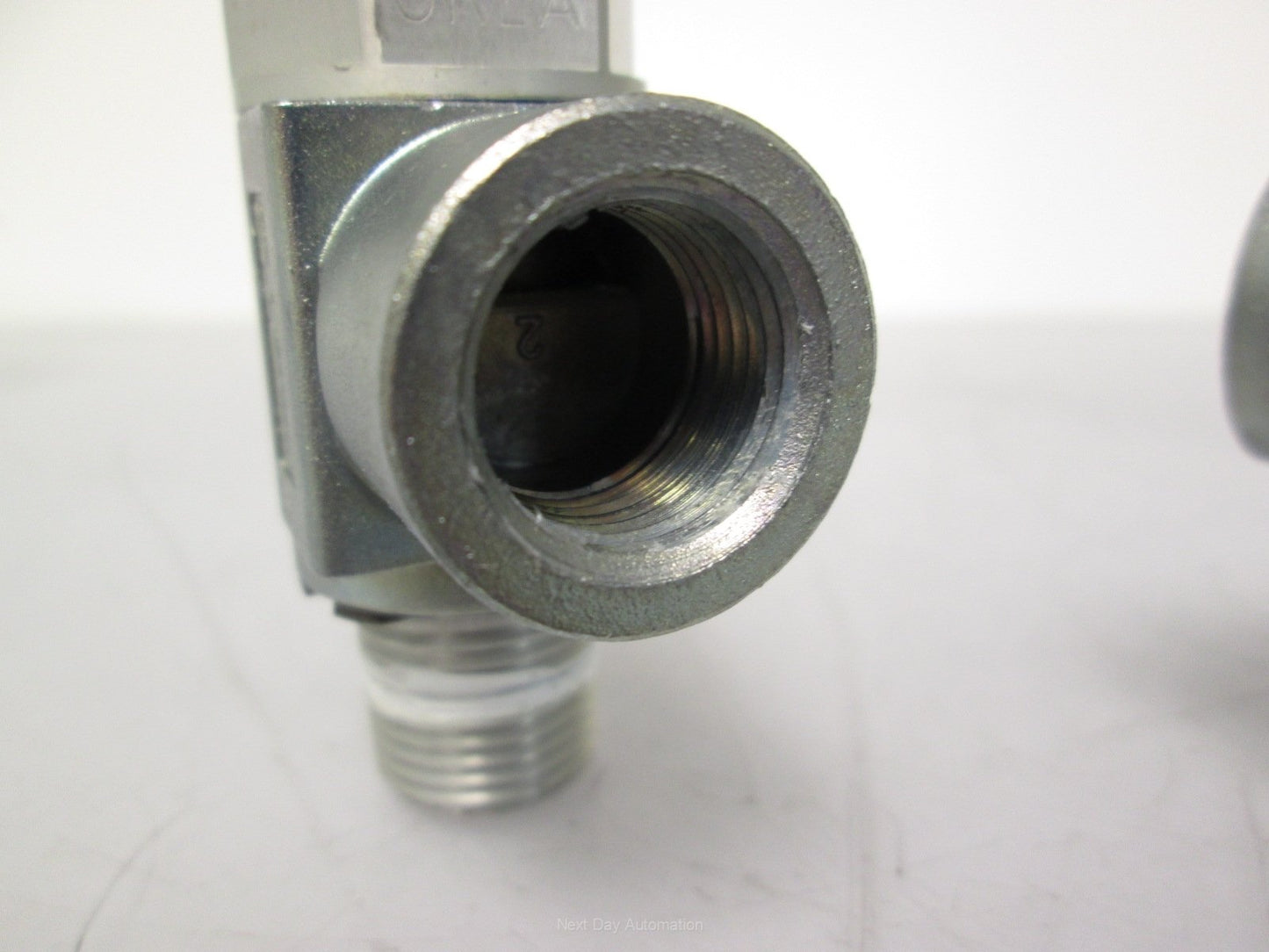 Used Lot of 2 Festo Flow Control Valves 4.4-145PSI 3/8" NPT