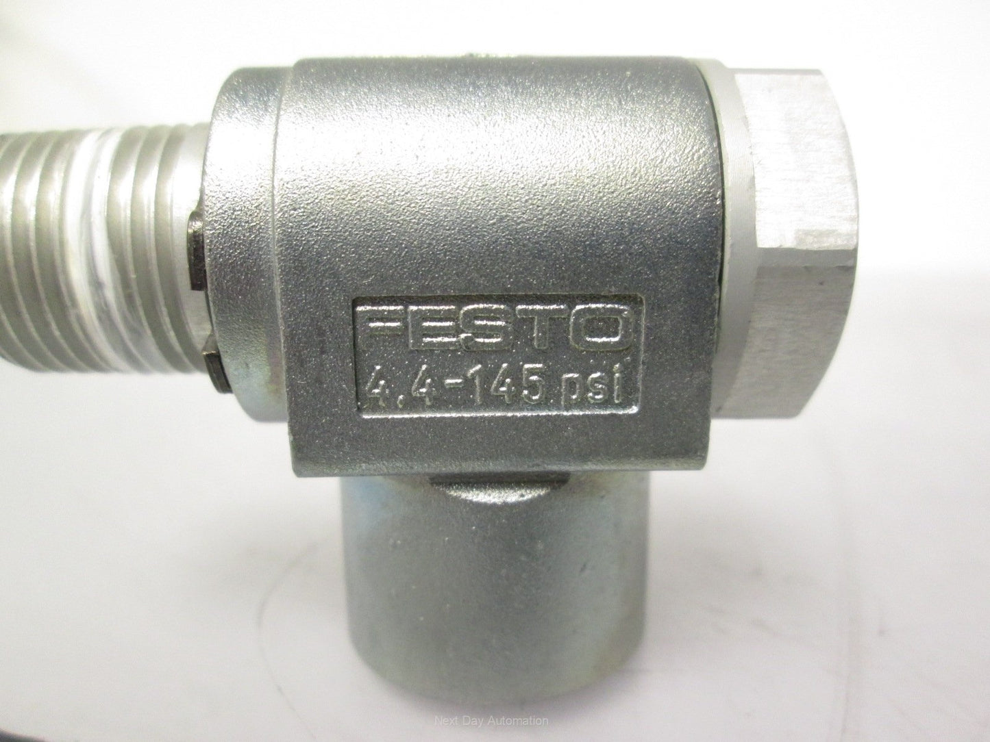 Used Lot of 2 Festo Flow Control Valves 4.4-145PSI 3/8" NPT