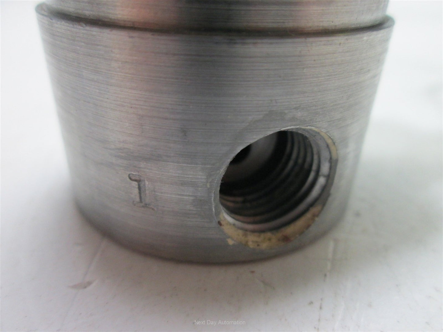 Used Parker 71215SN2GN00N0C111P3 Solenoid Valve, Two-way, N/C, 1/4" NPT Ports, 316 SS