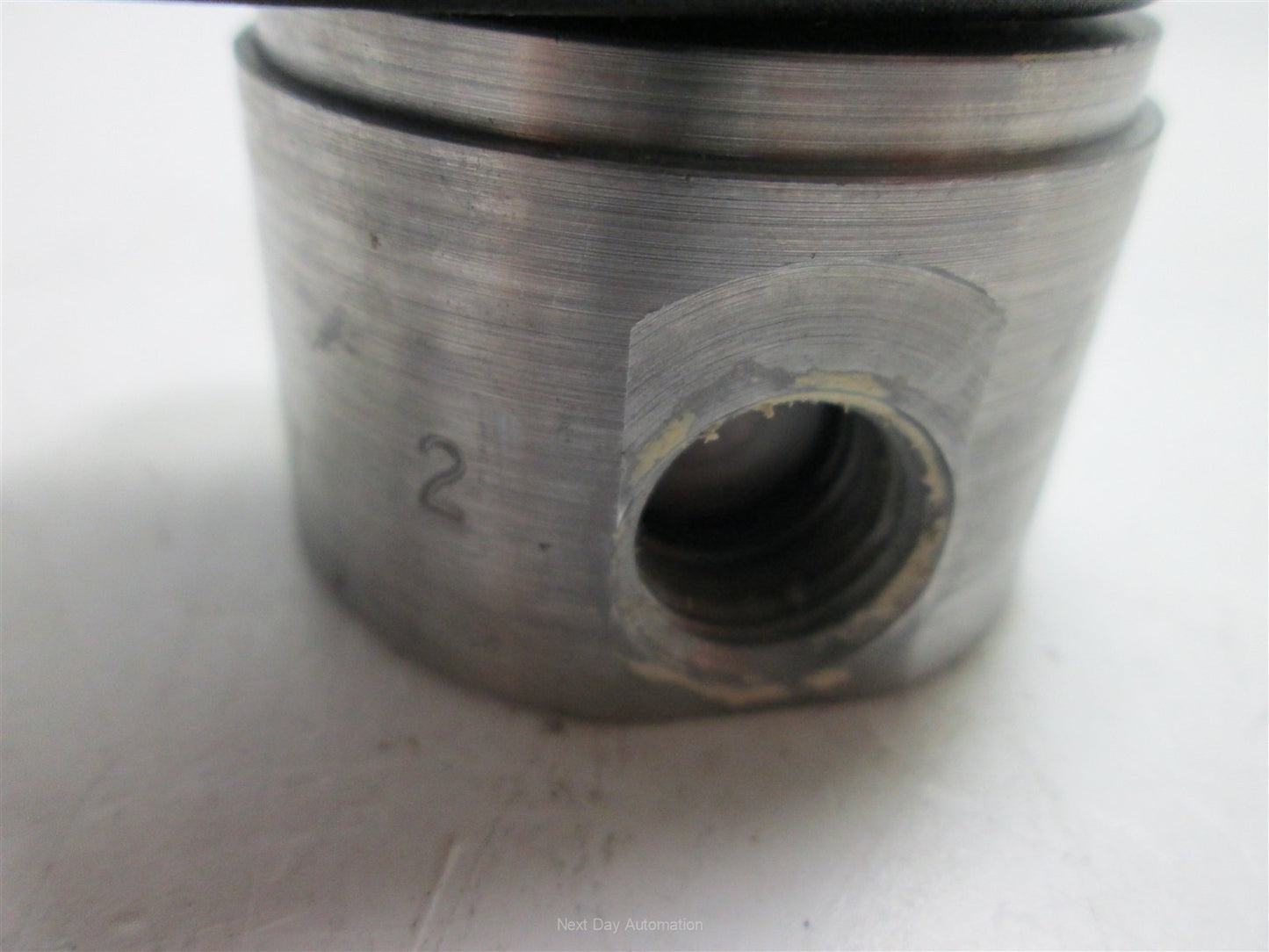 Used Parker 71215SN2GN00N0C111P3 Solenoid Valve, Two-way, N/C, 1/4" NPT Ports, 316 SS