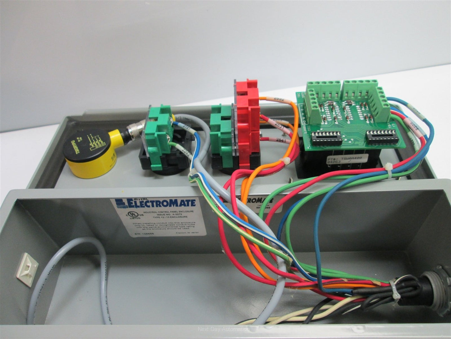 Used Rittal E4412HC Pushbutton Enclosure+ Indicator Light, Pushbutton, E-Stop, Switch