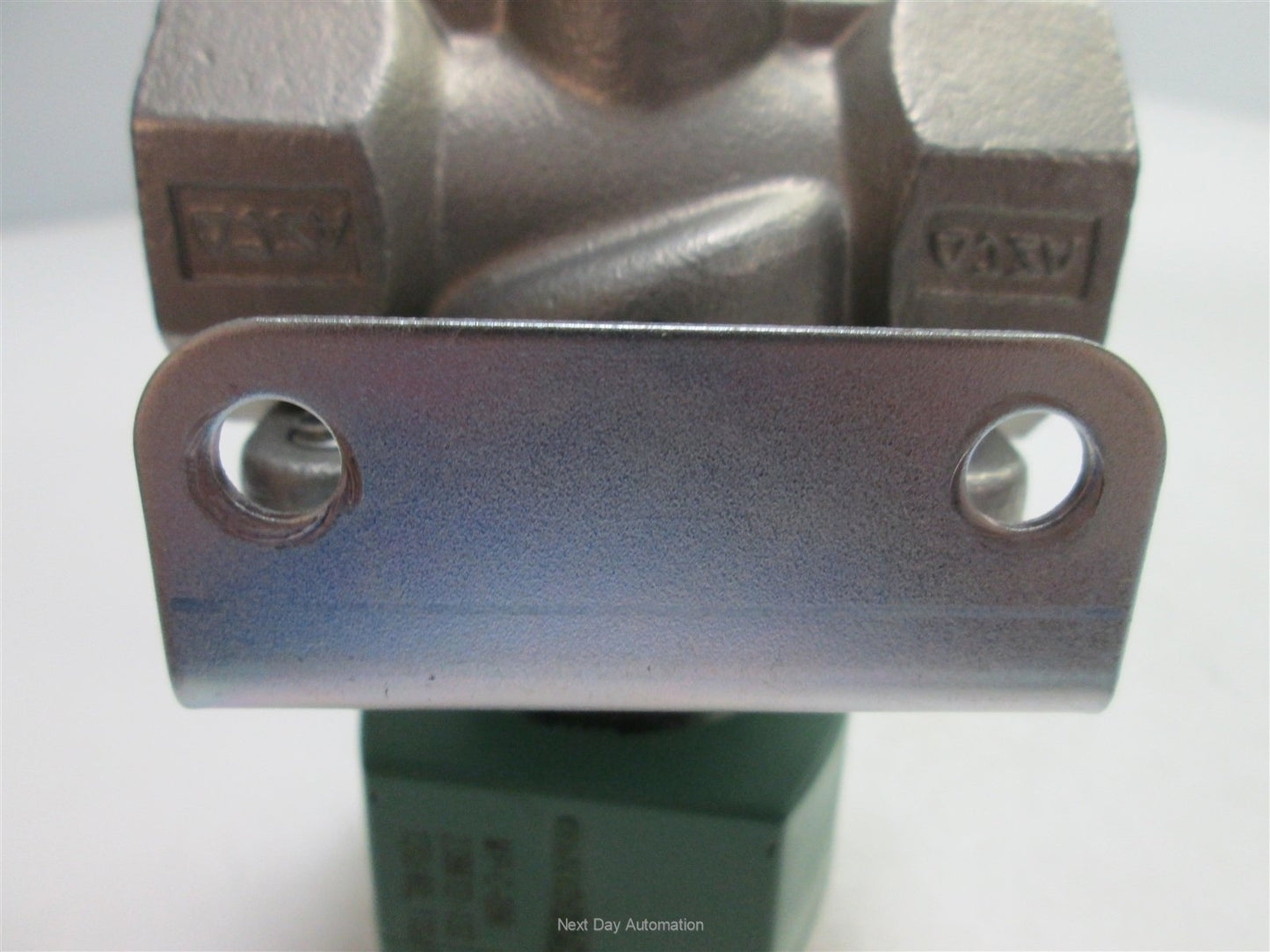 Used ASCO SD8210G087 SS Solenoid Valve, 120VAC 17.1 Watts, 1/2" NPT Ports, 150psi