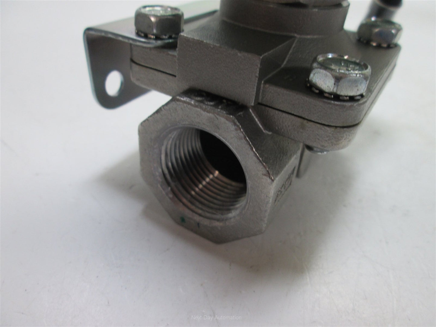 Used ASCO SC8210G038 SS Solenoid Valve, 120VAC 10.1 Watts, 3/4" NPT Ports, 150psi