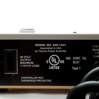 New Other Thermo Scientific 850-1031 Pump Drive, 1/10HP, 90VDC Output, 6-600RPM, 115VAC 3A
