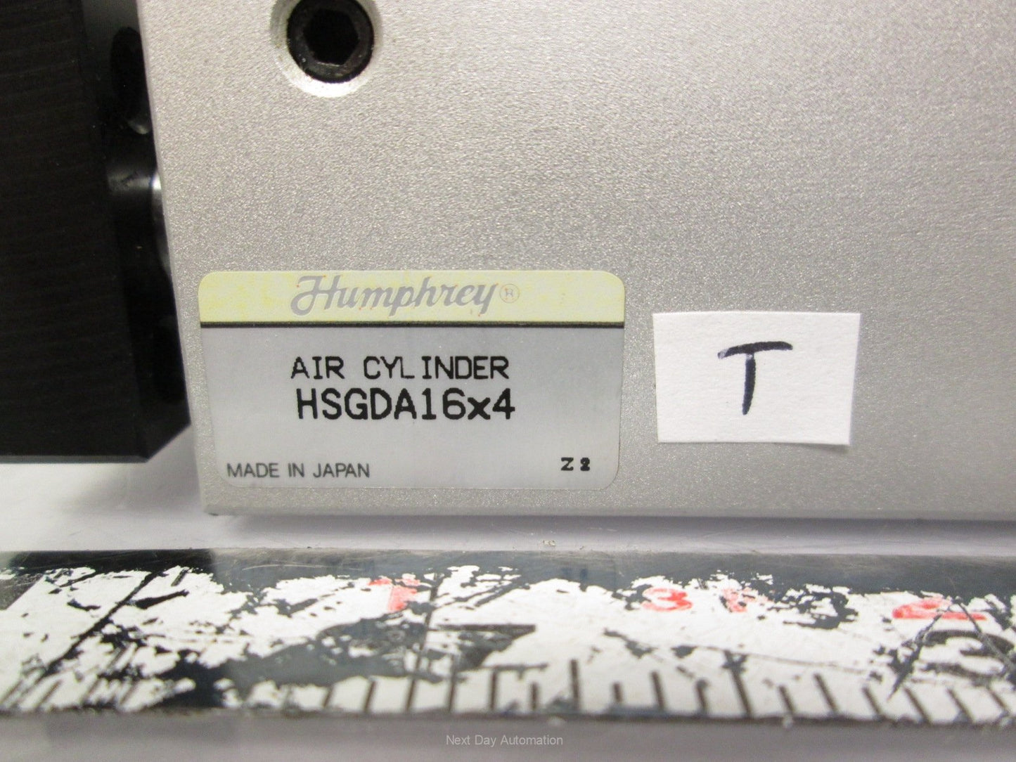 Used Humphrey HSGDA16x4 Guided Cylinder 16mm Bore 4" Stroke 22-145PSI