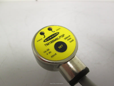 Used Banner TM18BM6LPQP EZ-Beam Polarized Retro Reflective Sensor 660nm 10-30VDC 0.3A