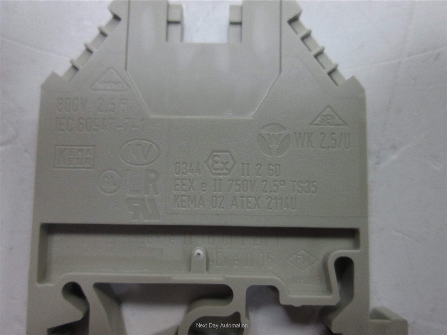 New Box of 90 Wieland WK 2,5/U Feed Thru Terminal Blocks, 600V 25A, 24-12 AWG