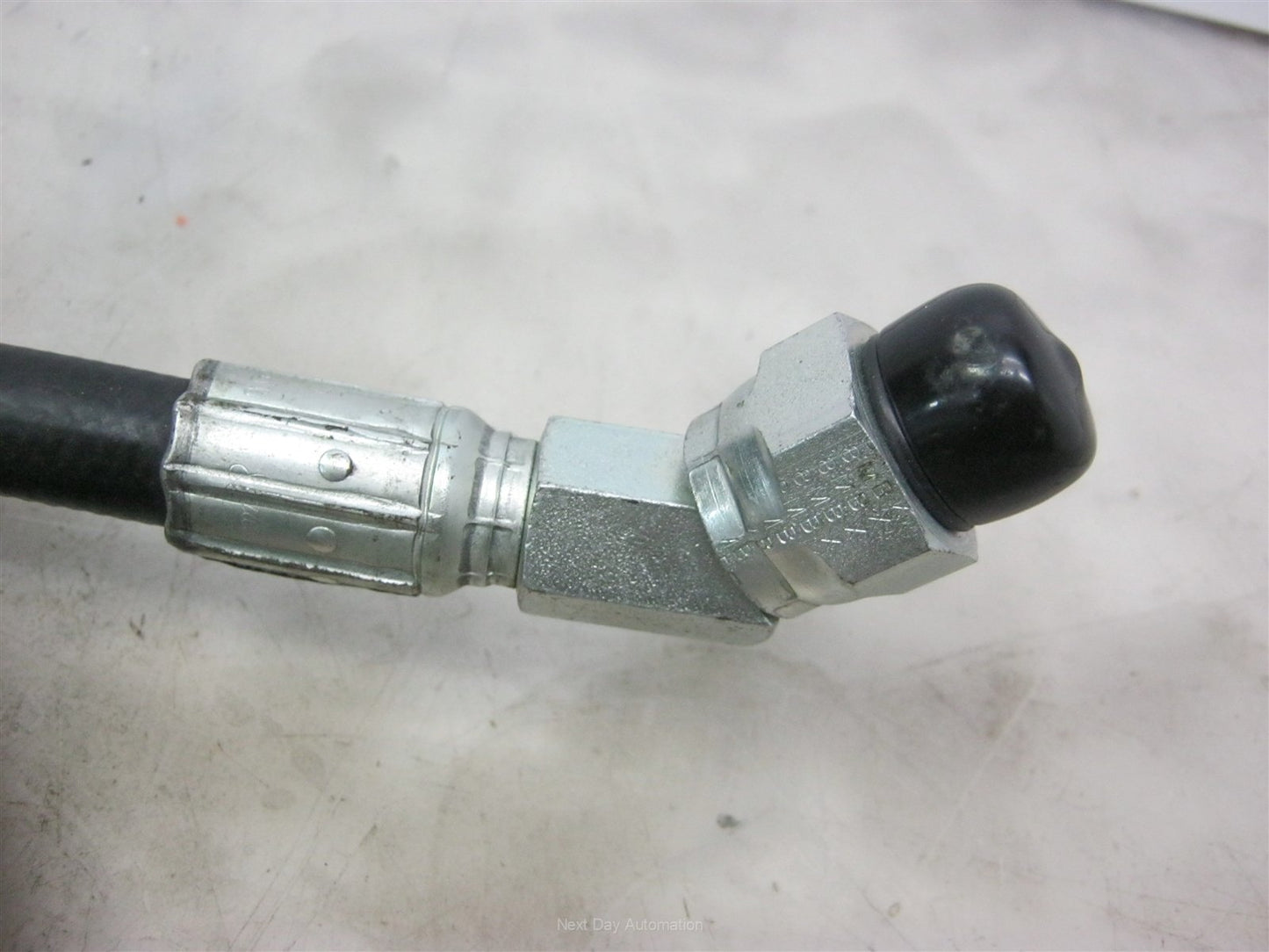 New – Open box Gates 6M3K Hydraulic Hose 3000PSI, 3/8" 48" 3/8" MORB to 1/2" MORB O-Ring Boss