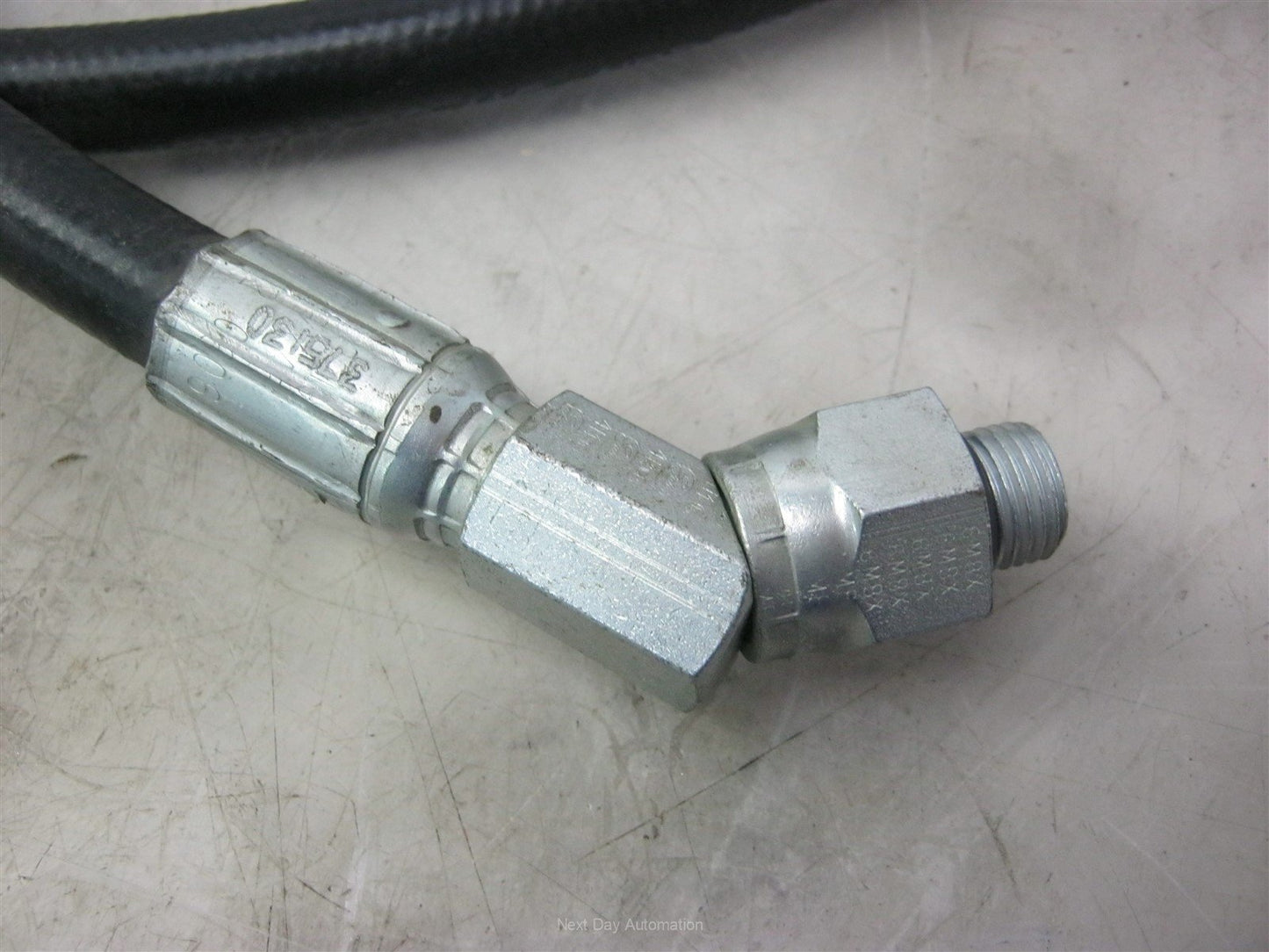 New – Open box Gates Hydraulic Hose 3000PSI 3/8" ID, 47" 3/8" M to 5/8" M O-Ring Boss 45° ORB