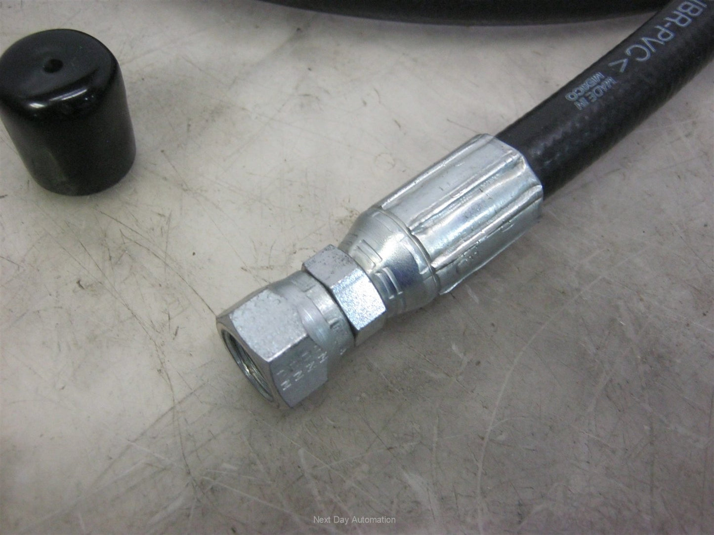 New – Open box Gates 6M3K Hydraulic Hose 3000PSI, 3/8" 48" 3/8" FJIC to 1/2" MORB O-Ring Boss