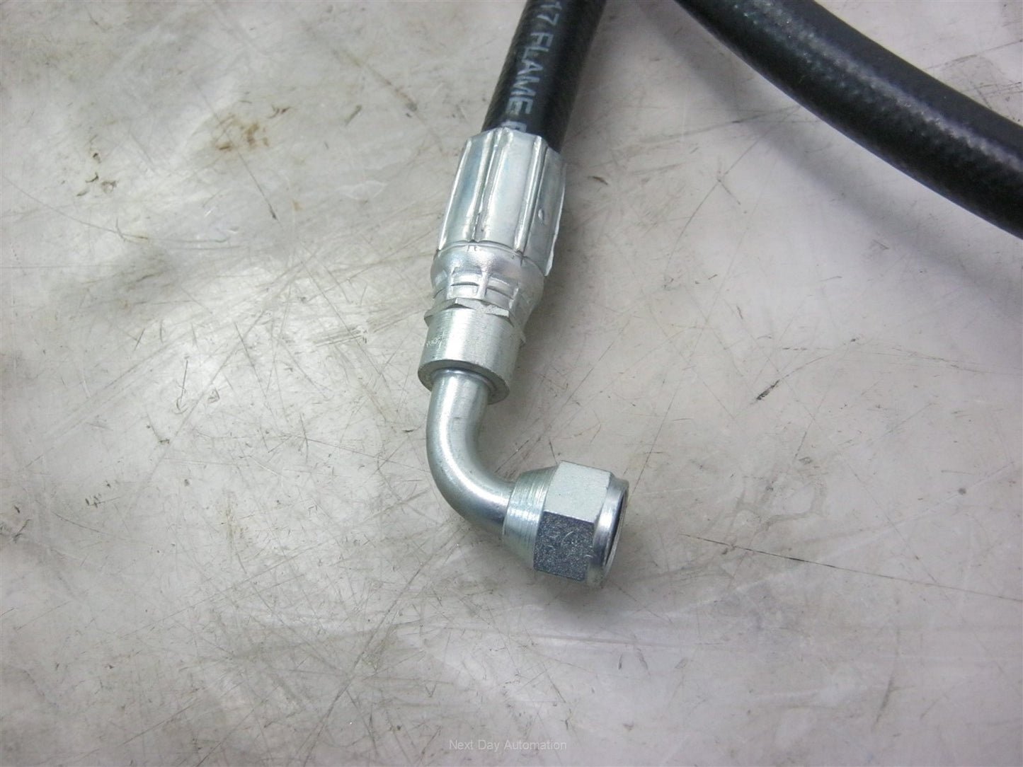 New – Open box Gates 6M3K Hydraulic Hose 3000PSI, 3/8" 51" 3/8" FJIC to 1/2" MORB O-Ring Boss