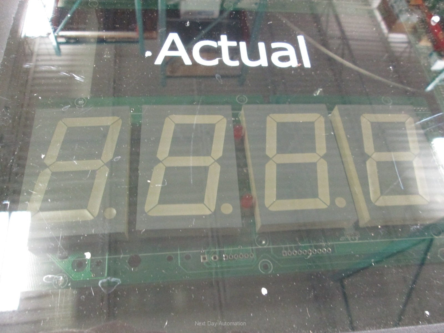 Used Alzatex ALZP14 Production Monitor with TAKT Timer 12-24VDC 0.6A 7-Segment LED