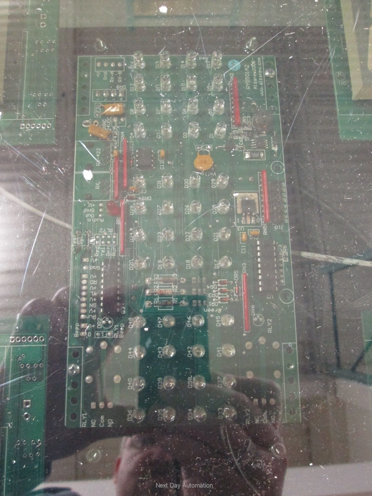 Used Alzatex ALZP14 Production Monitor with TAKT Timer 12-24VDC 0.6A 7-Segment LED