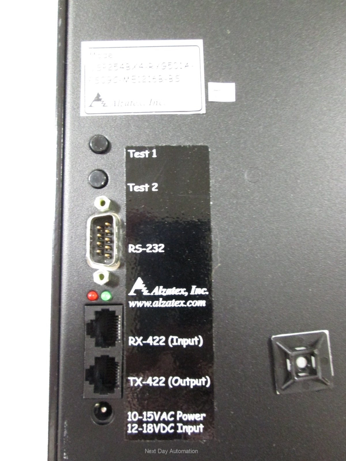 Used Alzatex ALZP14 Production Monitor with TAKT Timer 12-24VDC 0.6A 7-Segment LED