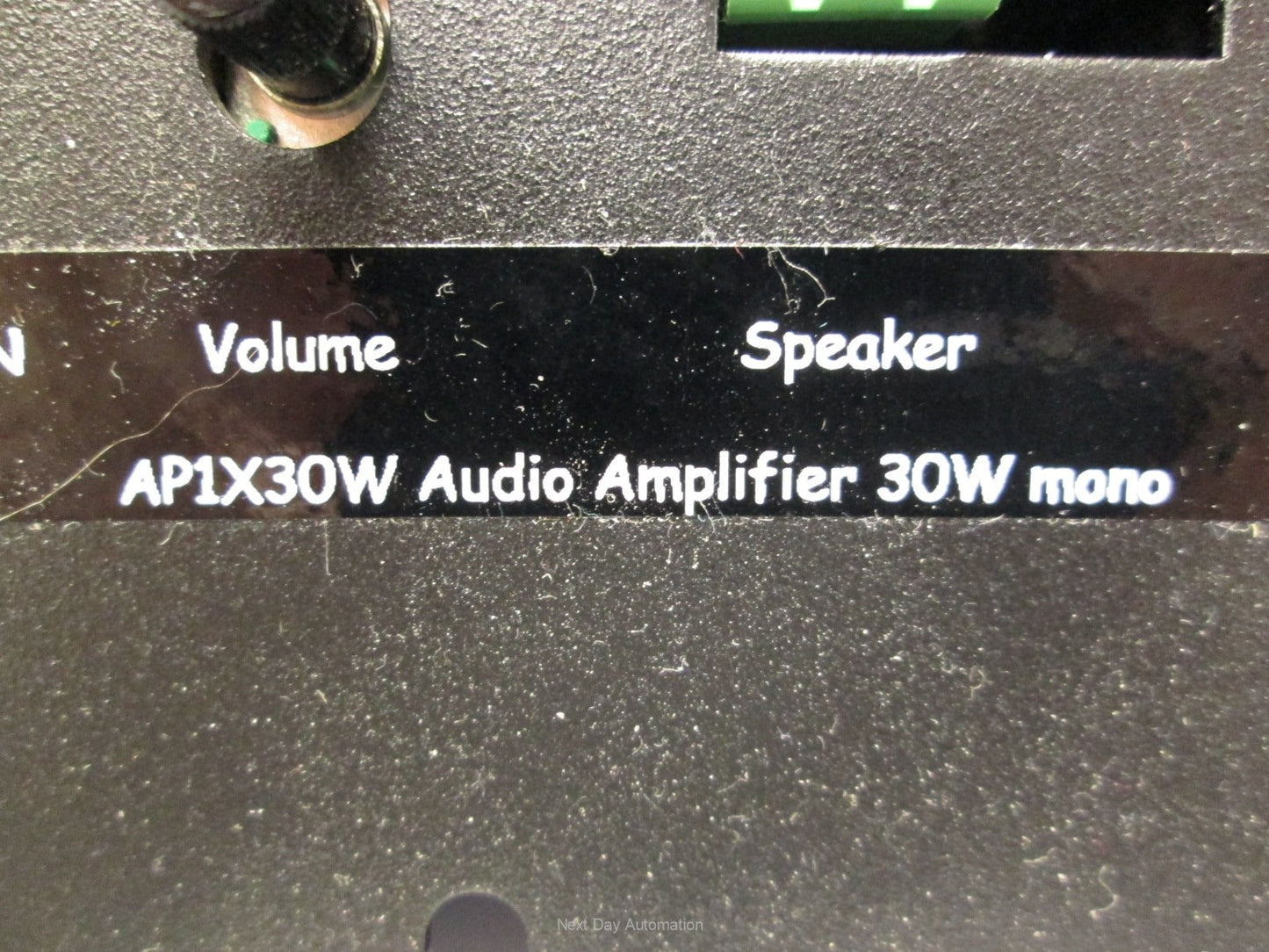 Used Alzatex AP1X30W Audio Amplifier 30W Mono Signal 10-28VAC or 12-36VDC