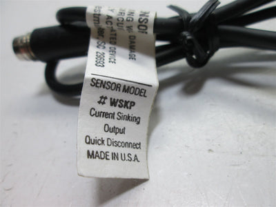 New Other Compact Air WSKP Limit Sensor, Current Sinking Output, 5-30VDC, Quick Disconnect