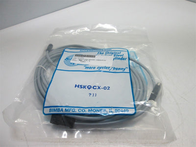New New Bimba HSKQCX-02 Pneumatic Cylinder Switch Kit, With Mating Cable & Band Kit