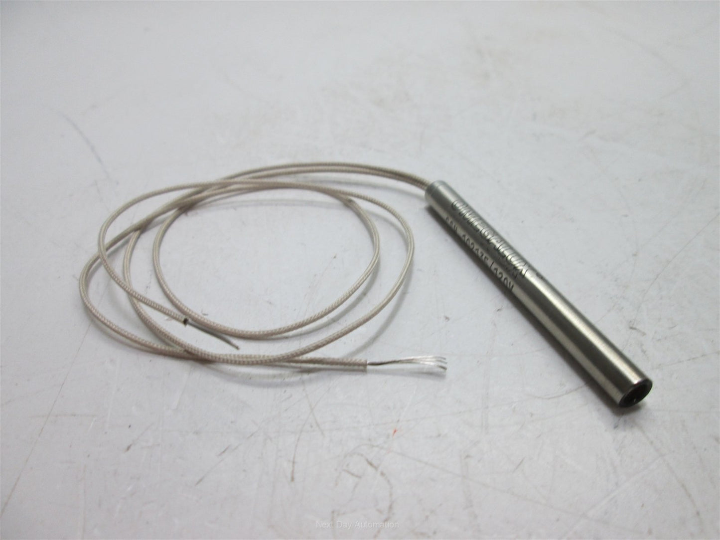 Used Omegalux CSH-102135/120V Heater, 120V 135W, 1/4" Dia x 2.5" Long, 12" Leads
