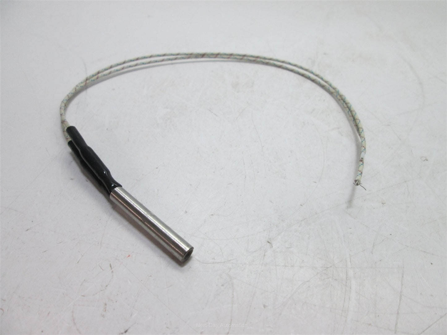 Used Thermal 0301 Heater Cartridge, 120VAC 40W, 1/4" Diameter x 1.5" Long, 12" Leads