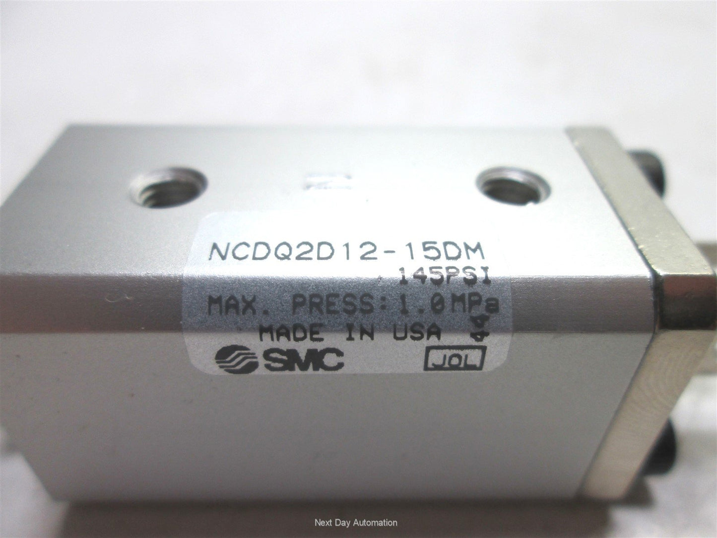 New SMC NCDQ2D12-15DM Compact Cylinder, Bore: 12mm, Stroke: 15mm, Ports: M5