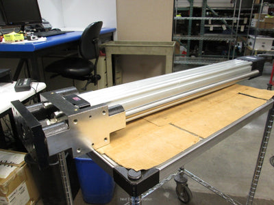 Used Parker ETB80-B01LA6X-FR750-AL17 Guided Ball Screw 750mm Stroke 1" Lead