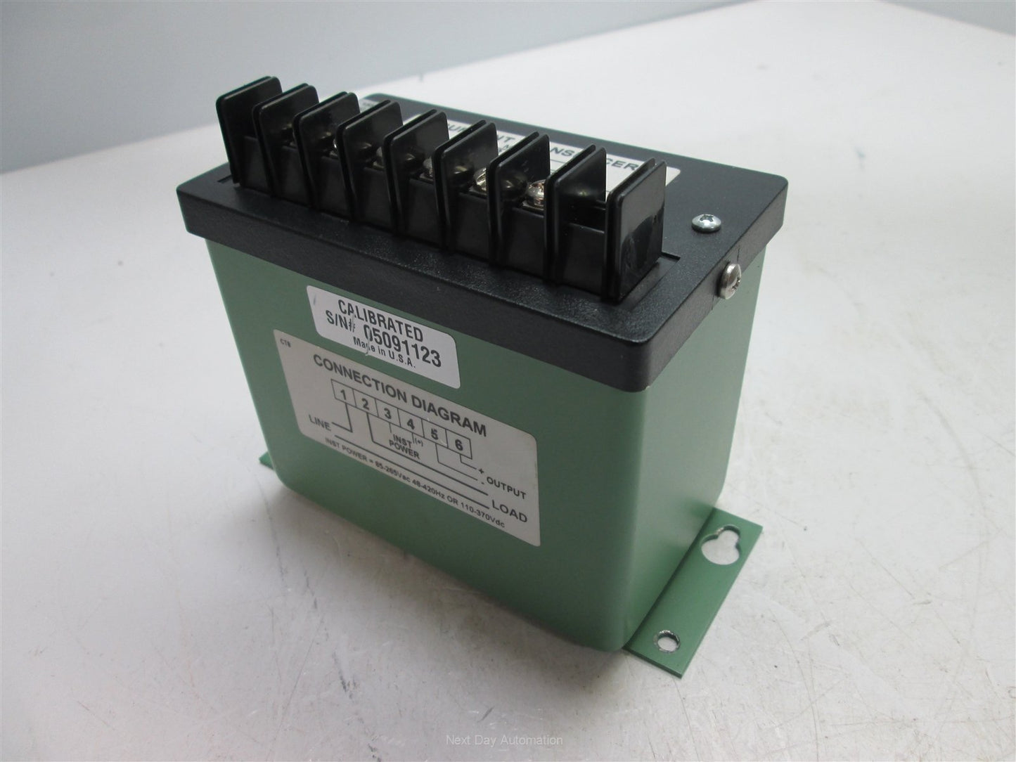 Used Ohio Semitronics CT8-016D Current Transducer, Input: 0-15A, Output: 0-10VDC
