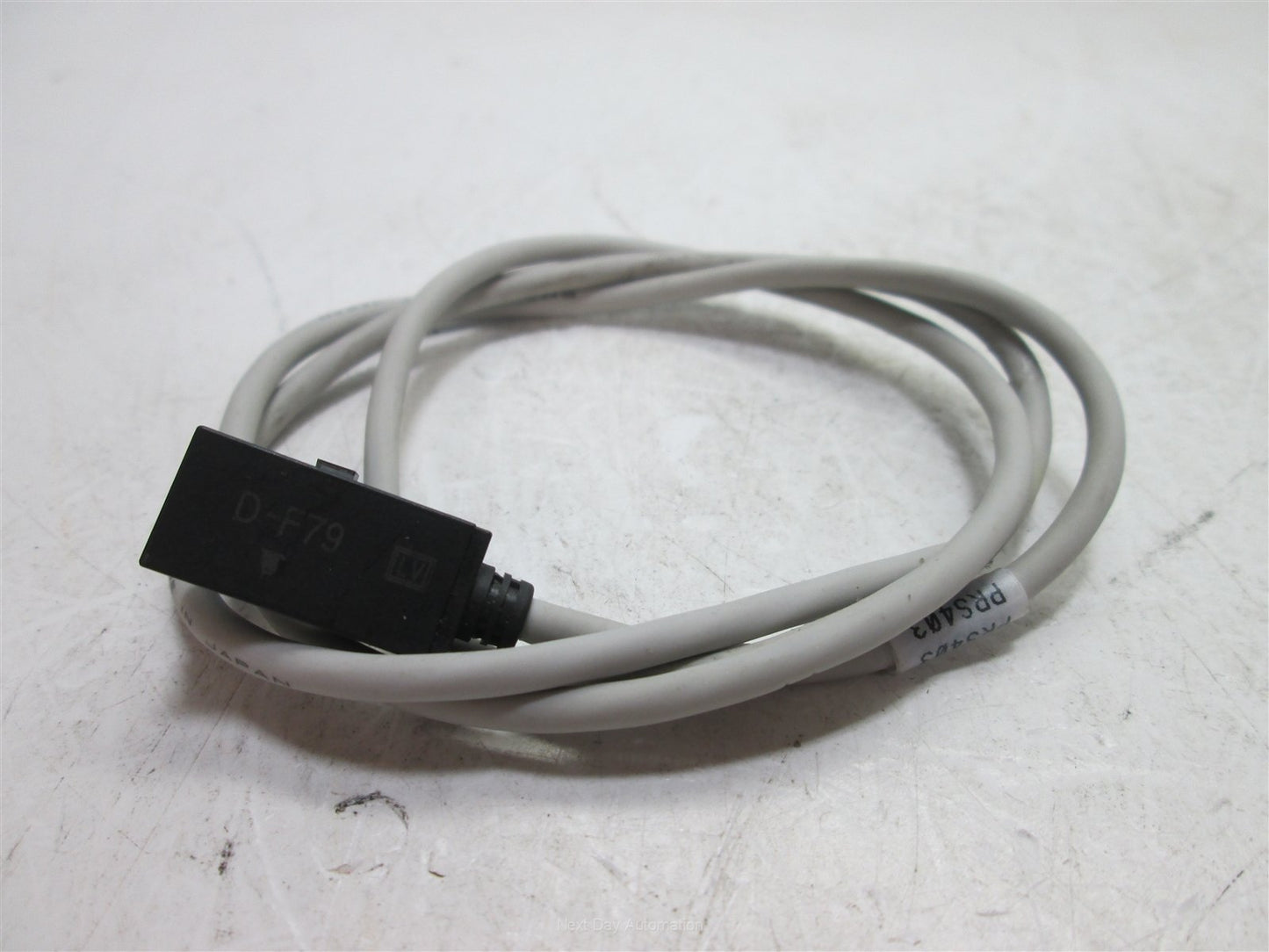 Used SMC D-F79 Solid-State Cylinder Auto Switch, 3-Wire, 4.5-28VDC, NPN Output