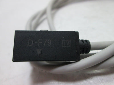 Used SMC D-F79 Solid-State Cylinder Auto Switch, 3-Wire, 4.5-28VDC, NPN Output