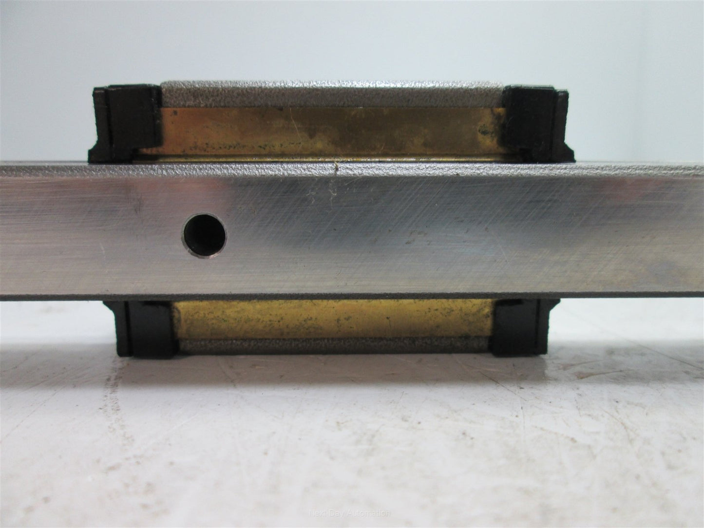 Used NSK LY150460AL Linear Rail w/ Carriages, 460mm Long, 28mm Height, *Surface Rust*