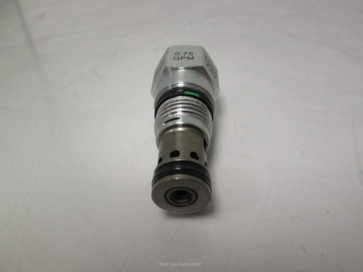 Used Sun Hydraulics FQBAXAV Fixed Orifice Flow Fuse Valve Non-Adjustable 2.25GPM