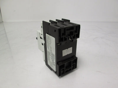 Used Siemens 3RV1421-1GA10 Manual Motor Starter 690VAC 4.5-6.3A 3 Pole DIN Mount