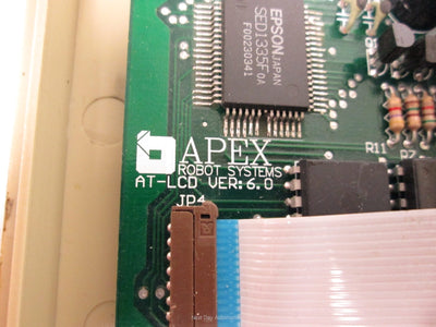 Used Apex Robot Systems AT-LCD Version 6 Teaching Pendant 9-Pin D-Sub w/ E-Stop