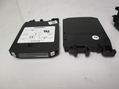 Used Lot of 5 Entrelec 8014.25 Optocoupler Modules 4.5-5.5VDC In 60VDC 1A Out