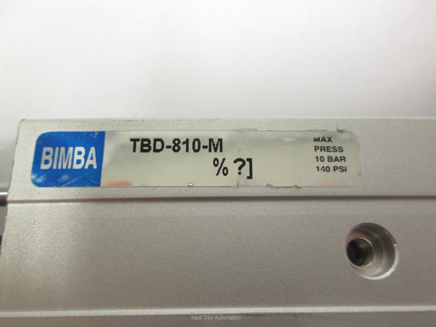 New Bimba TBD-810-M Twin Bore Double End Cylinder 8mm Bore 10mm Stroke M5 Ports
