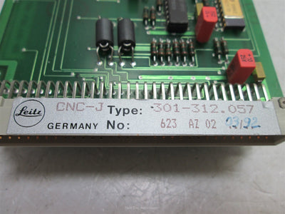 Used Leitz 301-312.057 (CNC-J) Control Board